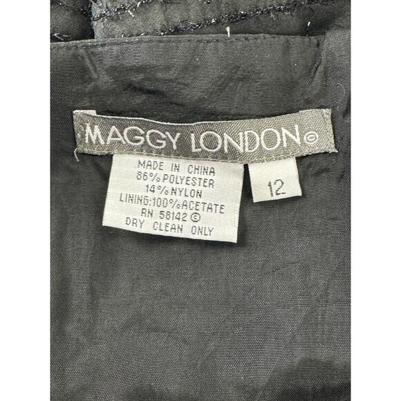 Maggie London Women's Cocktail Dress Sz 12 - Picture 5 of 6